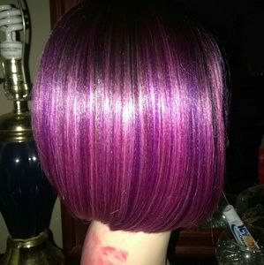 Yara purple tone wig